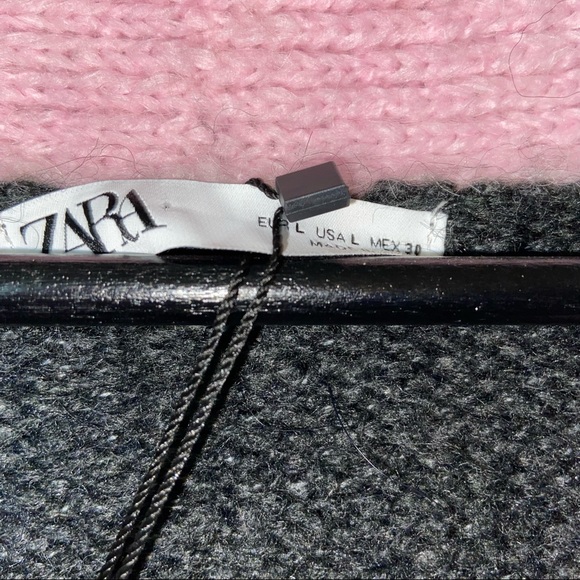 ZARA, Grey Cardigan, L size - Picture 5 of 6